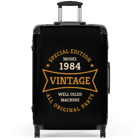 Born 1984 Vintage 40 Year Old 40th Birthday Gifts Suitcases