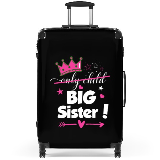 Only Child to Big Sister 2023 Sibling New Baby Pre Suitcases