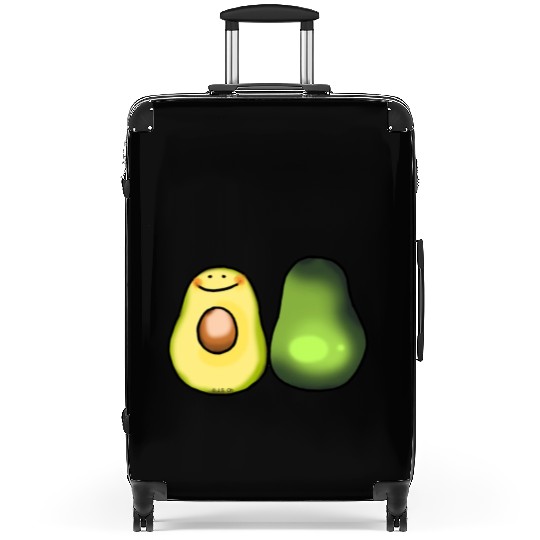 Cute Green Avocado Suitcases