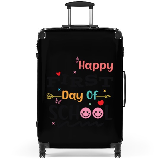 Back to School First Day of School Women Teacher Suitcases