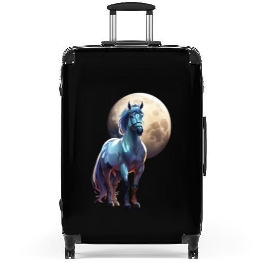 Anime Beautiful Horse Suitcases