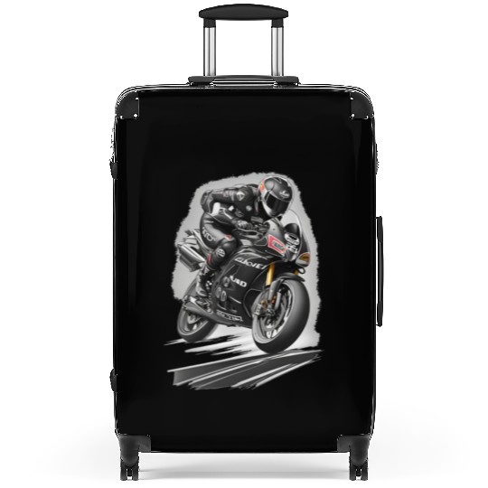 Racing of moto nice Ai design Suitcases