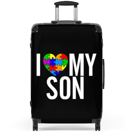 I Love my Son Suitcases
