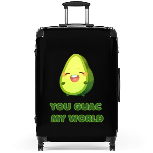 You Guac My World cute avocado Suitcases