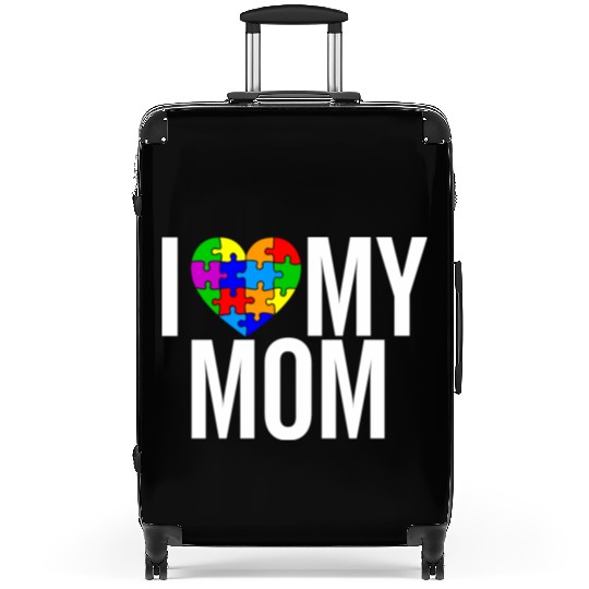 I Love My Mom Suitcases