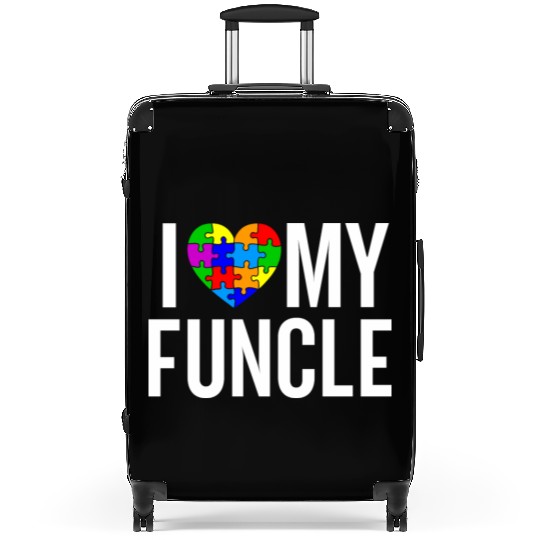 I Love My Funcle Suitcases