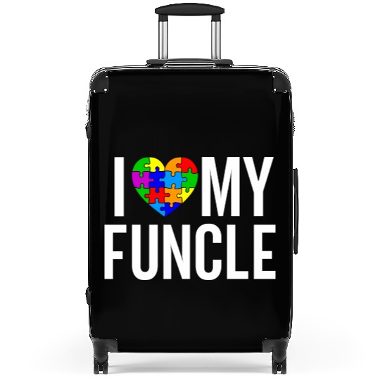 I Love My Funcle Suitcases