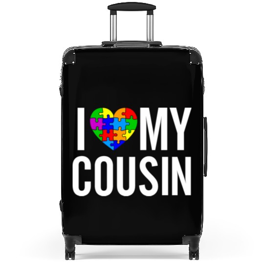 I Love My Cousin Suitcases