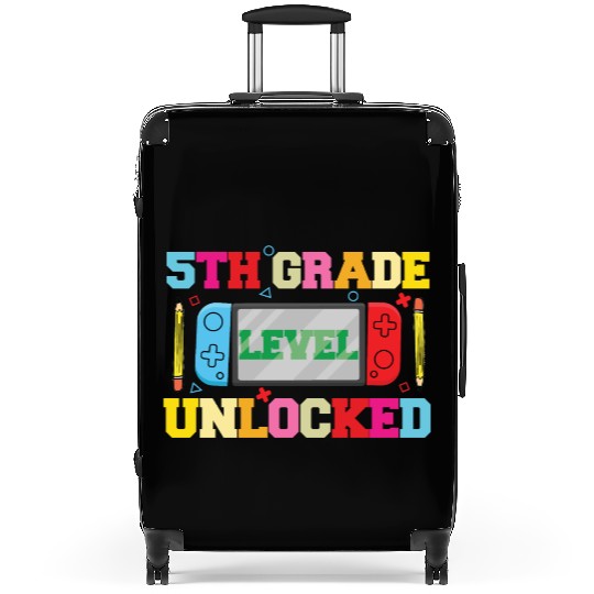 5TH Grade Level Unlocked Women Back to School Suitcases