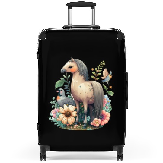 Wild and Free: Horse Galore Suitcases
