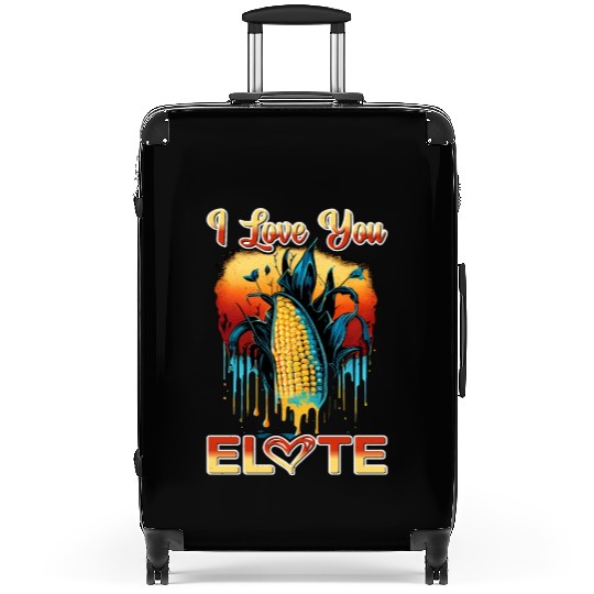 I Love You Elote 5 Suitcases