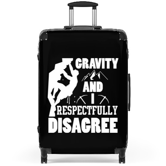 Funny Rock Climbing Lover S Rock Climber Saying Suitcases