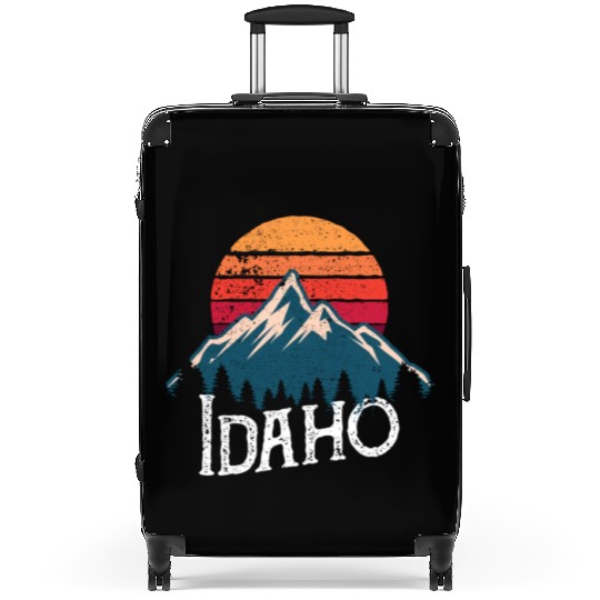 Idaho Id Moains Outdoor Wildness Suitcases