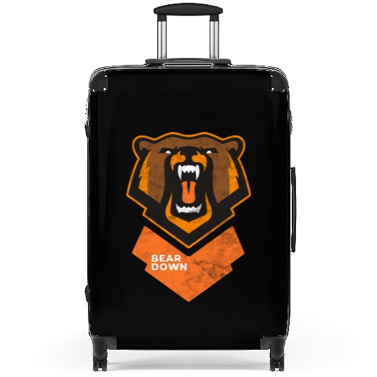 Fierce Modern Bear Down Party Tailgate Sunday Suitcases
