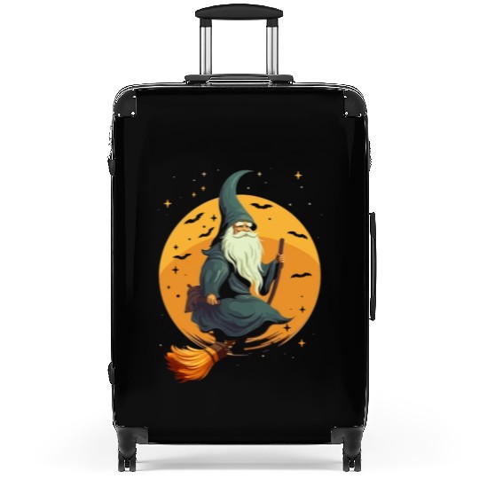 Garden Gnome Halloween Trick Or Treat Gardener Suitcases