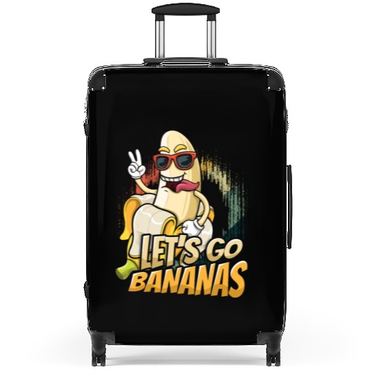 Happy Crazy Banana Meme Let Us Go Banana Suitcases