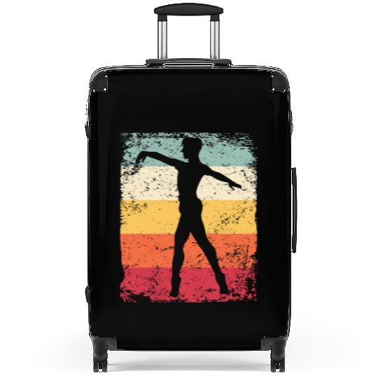Ballet Dancer Vintage Man Ballerino Suitcases