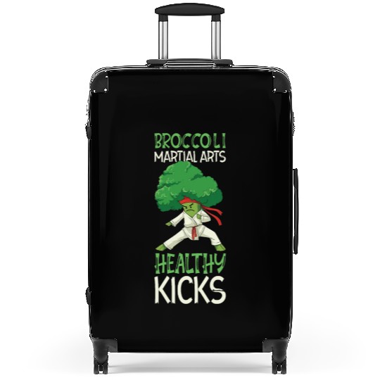 Broccoli Martial Arts Karate MMA Boxing Kicks Suitcases