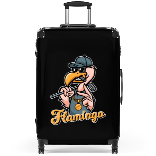 Flamingo Golf Suitcases