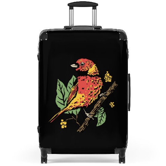 Bird Illustration Suitcases