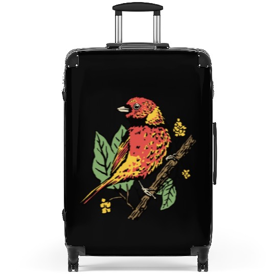 Bird Illustration Suitcases