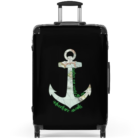 Explore Our World With Me Adventure Awaits Boat Suitcases