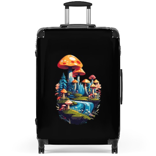 Mushroom Kingdom Suitcases