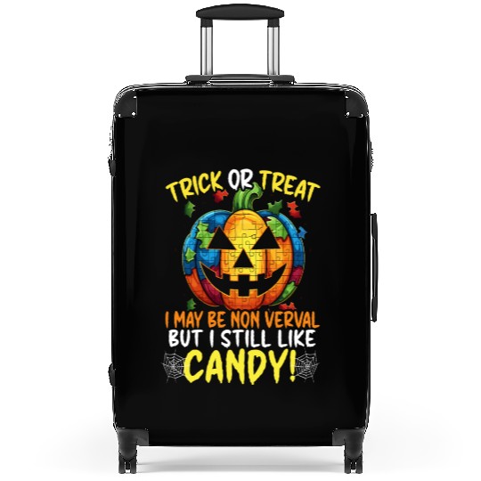 Autism Halloween Trick Or Treat Autism Awareness Suitcases