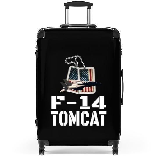 F 14 Tomcat US Flag Suitcases