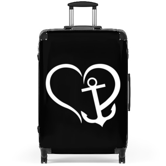 Preppy Nautical Anchor For Sailors Boaters Suitcases