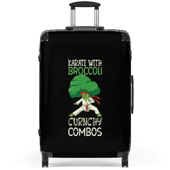 Broccoli Martial Arts Karate MMA Boxing Kicks Suitcases