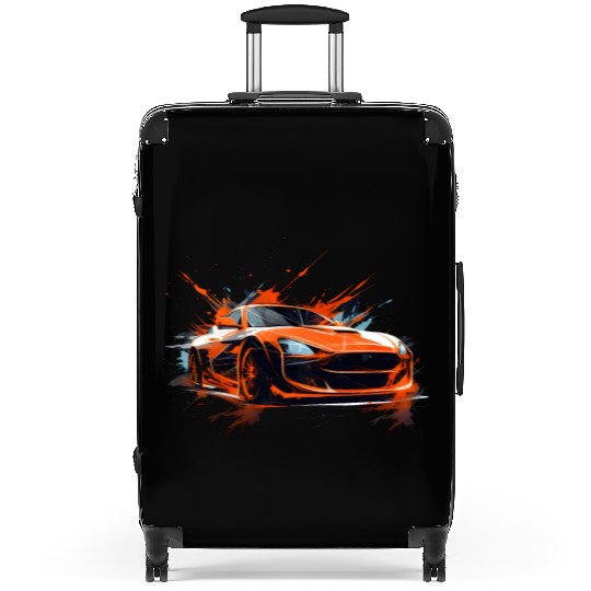 Cool Racing Car Racer Sport Lover Supercar Turbo Suitcases