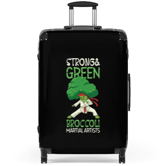 Broccoli Martial Arts Karate MMA Boxing Kicks Suitcases