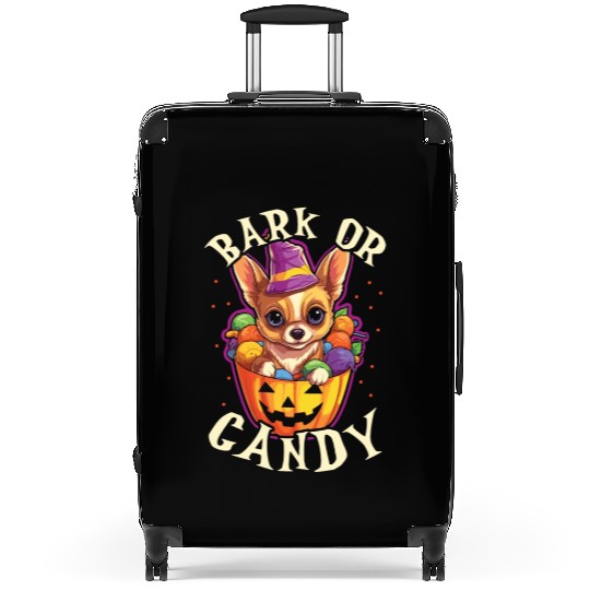 Chihuahua Halloween Puppy Trick Or Treat Dog Lover Suitcases