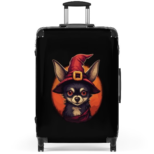 Chihuahua Halloween Puppy Trick Or Treat Dog Lover Suitcases