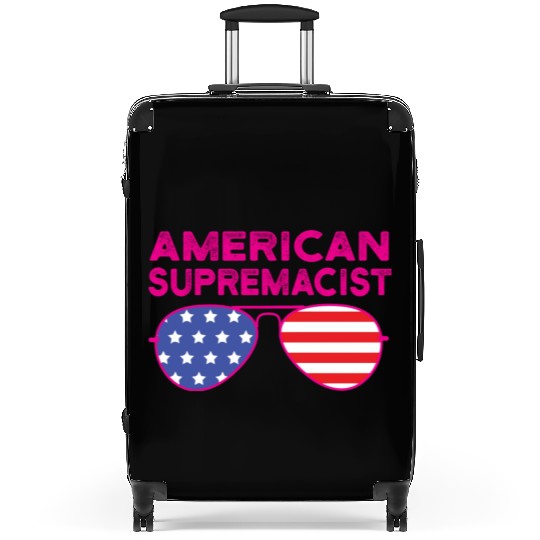 American Supremacist American Flag Merica Usa Suitcases