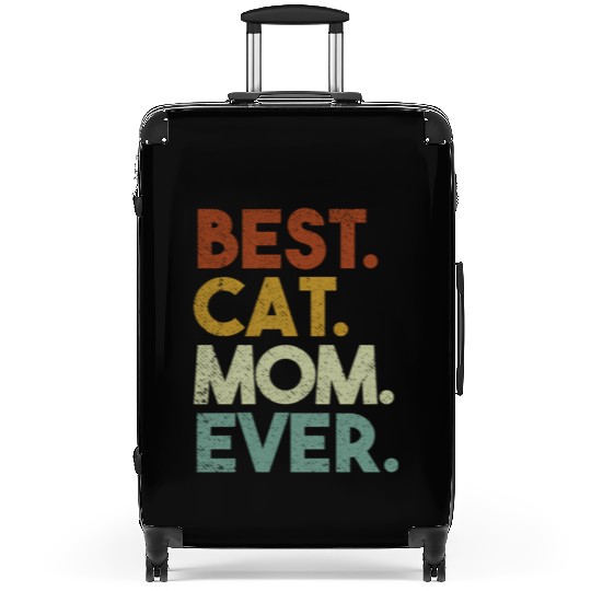 Best Cat Mom Ever Crazy Cat Lady Suitcases