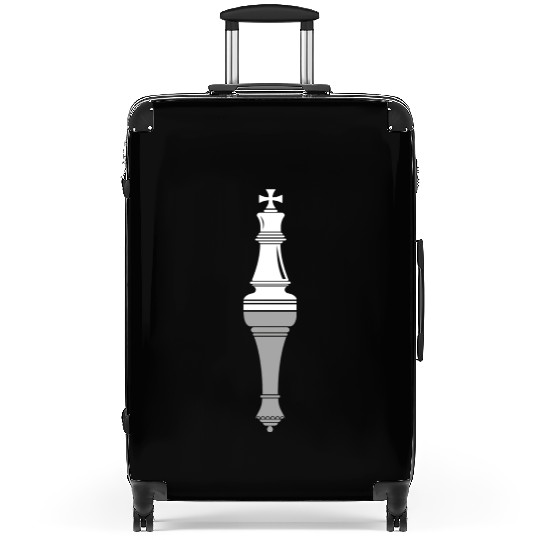 Chess King Queen Piece Game Player Club Lover Suitcases