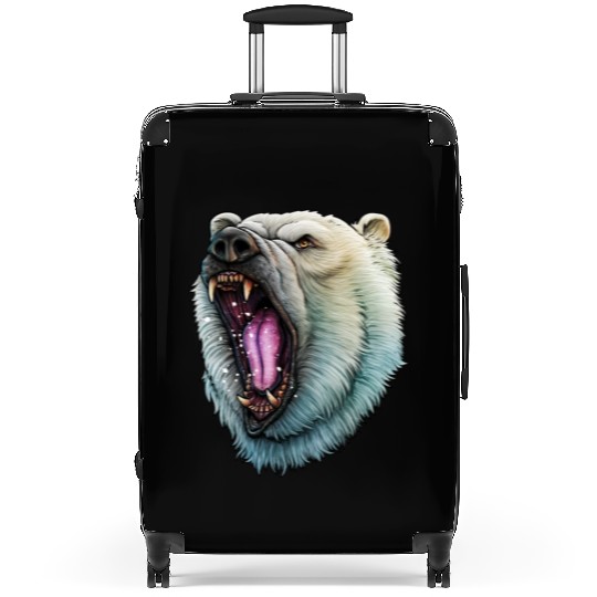 Angry Polar Bear Suitcases