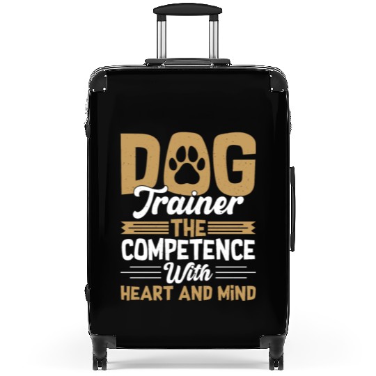 Dog Trainer The Competence With Heart & Mind Train Suitcases