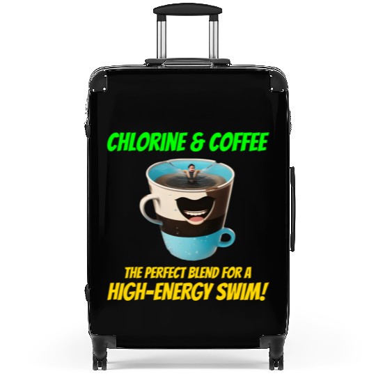 Chlorine and coffee: Swimmer Swimming Swim Suitcases
