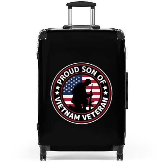 Proud son of Vietnam veteran Suitcases