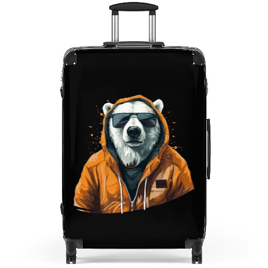 Street Style Polar Bear | Polar Bear Lovers Suitcases