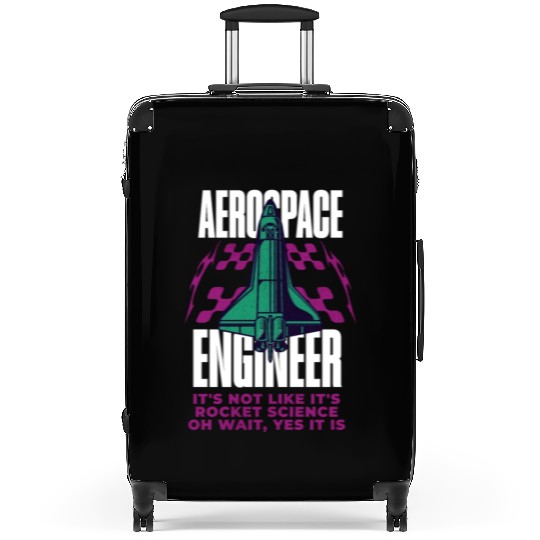 Cool Aerospace Engineer Rocket Scientist Space Suitcases