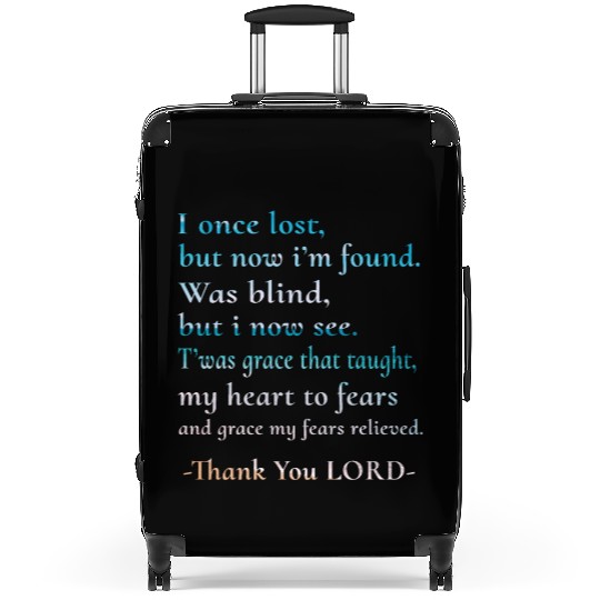 Thank you Lord gratitude thankful blessings Suitcases