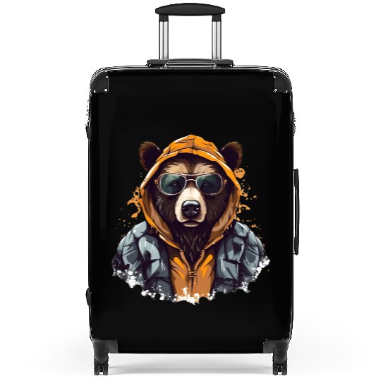 Street Style Brown Bear | Bear Lovers Suitcases