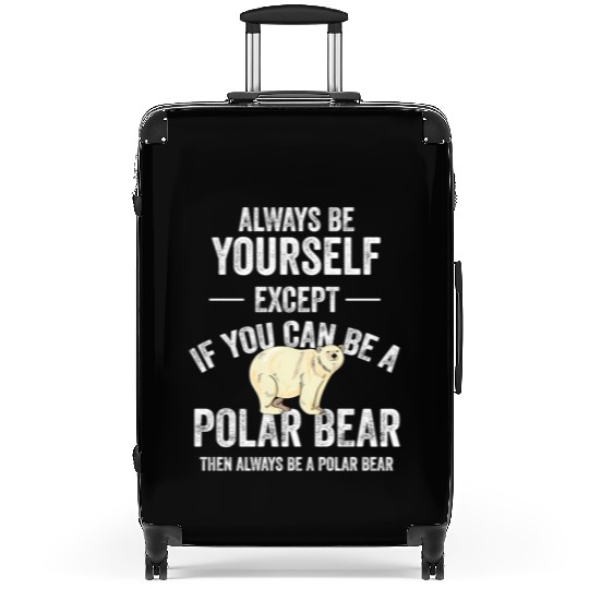 Be A Polar Bear Polar Bear Zookeeper Animal Suitcases