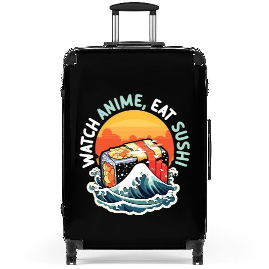 Anime Sushi Lover Nigiri Sashimi Food Manga Otaku Suitcases