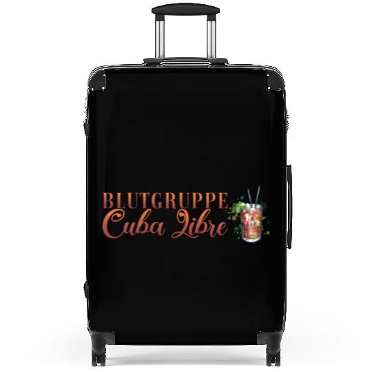 Blutgruppe Cuba Libre Cocktail Bartender Suitcases