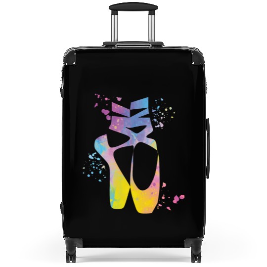 Ballet Shoes Dancer Woman Ballerina Suitcases